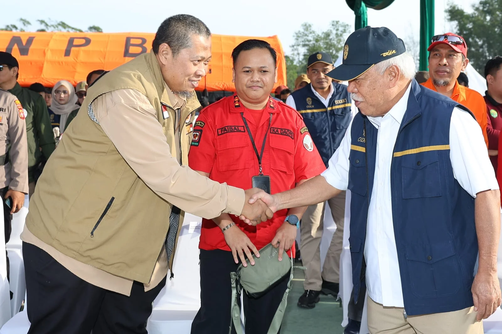 OIKN dan BPBD Kaltim berkomitmen menjaga stabilitas keamanan kebencanaan di wilayah strategis nasional.