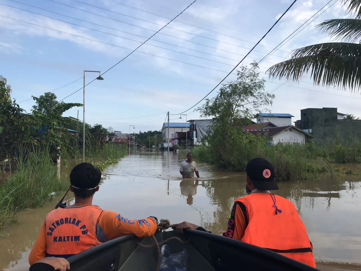 panganan banjir kecamatan longkali